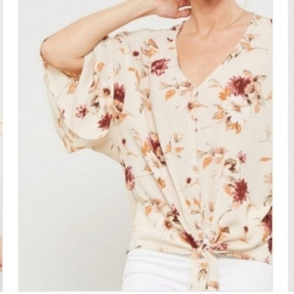 Womens Floral Blouse
